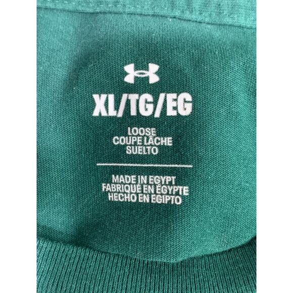 XL Under Armour Mens Green Global Foundation Tshirt Loose Fit - Picture 7 of 8